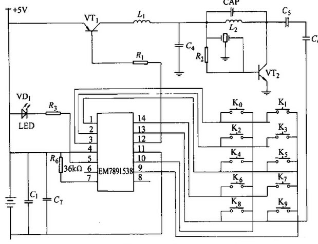 無(wú)線智能照明控制系統(tǒng)電路詳解