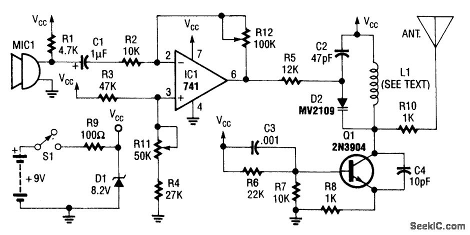 無線傳聲器電路