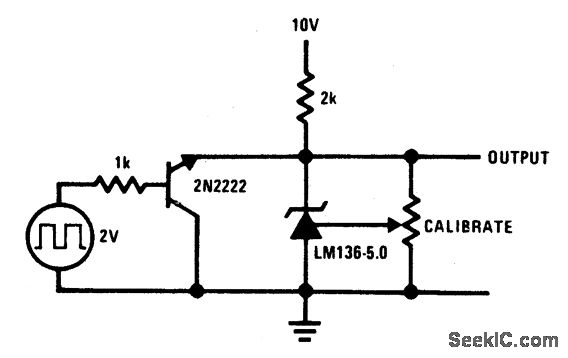5.0V的方波校準(zhǔn)器電路