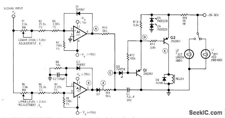 1.9-2.1V窗口比較器