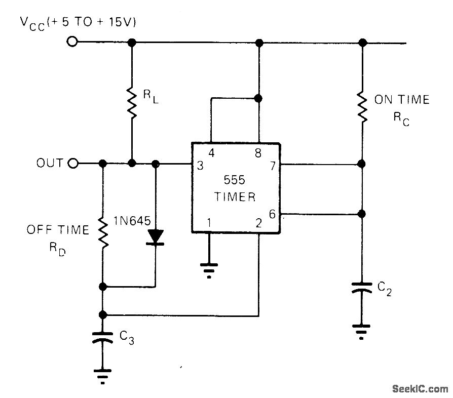 非穩(wěn)態(tài)振蕩器電路