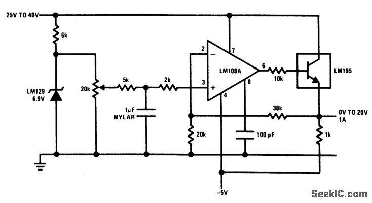 0-20V功率參考電路