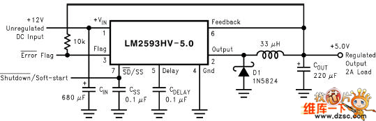 LM2593應用電路圖