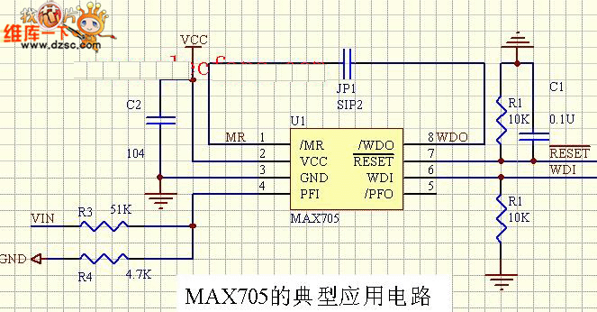 max705典型應(yīng)用電路圖
