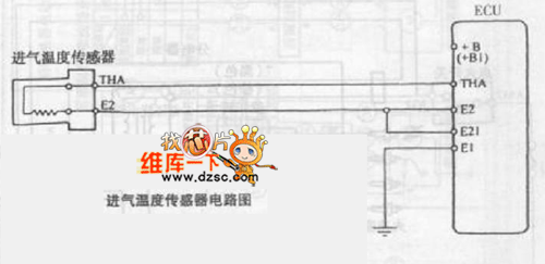 金杯海獅客車進氣溫度傳感器電路圖