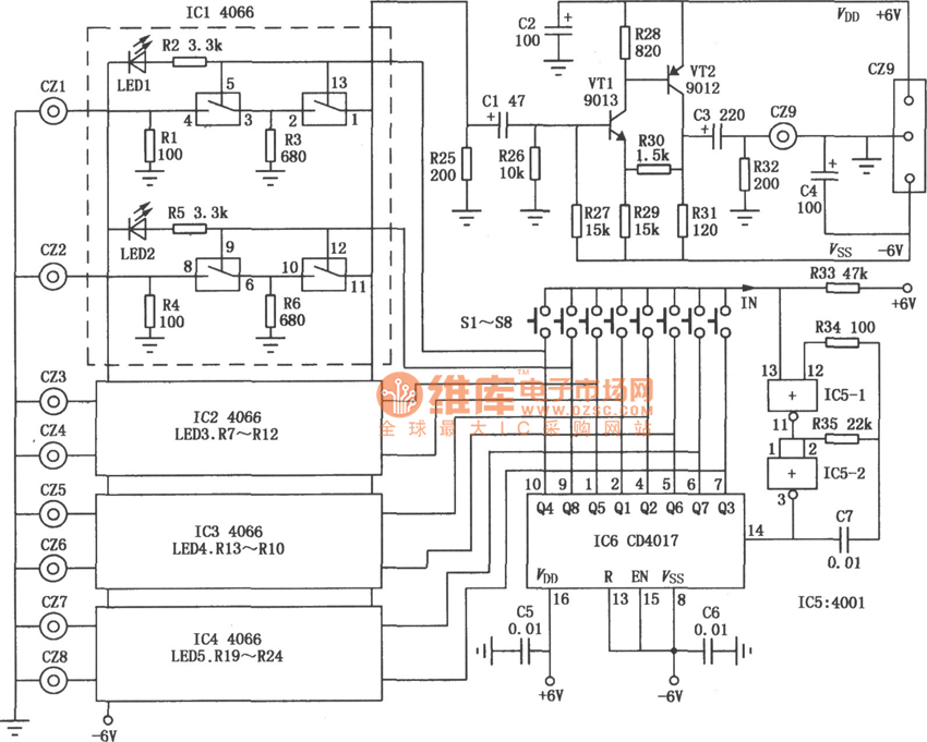 電子視頻切換器電路