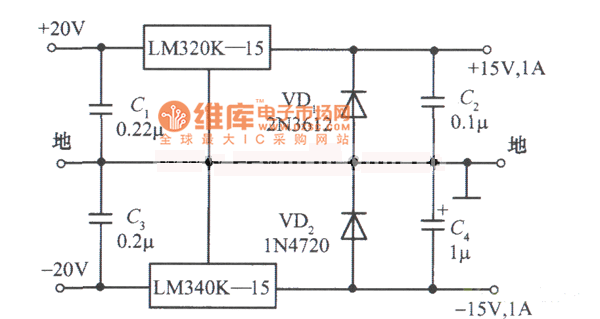 穩(wěn)壓電源電路圖