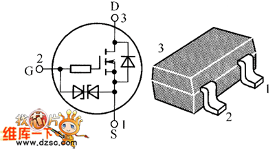 2SK300內(nèi)部電路圖