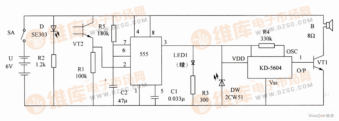 聲光報訊電路圖